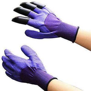 New 1-Pair Gardening Tools Claw Gloves Planting Latex Durable ABS 4-Claw Spot Quick Easy to Digging