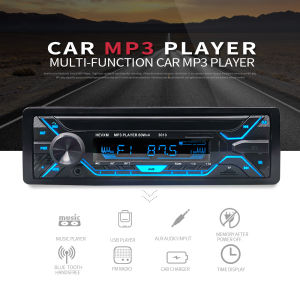 EKLEVA Car Radio 1din Autoradio Aux Input Receiver Bluetooth Stereo Radio MP3 Multimedia Player Support FM/MP3/WMA/USB/SD Card