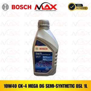 BOSCH 10W40 Mega D6 Synthetic Tech Diesel Engine Oil 1L (CK-4 Semi-Synthetic)