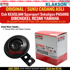 Klakson Horn Mio J GT Mio Soul GT Fino Xride X-ride 115cc Original Yamaha 100%