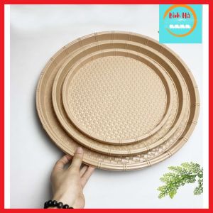 Mẹt bún đậu nhựa nguyên sinh giả mây cao cấp nhiều kích thước