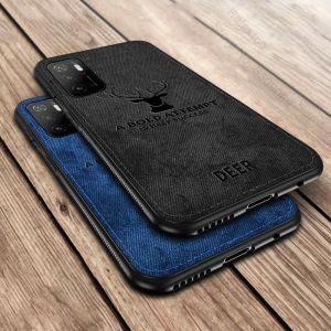 Promo Case Deer Xiaomi Redmi Note 11S / Redmi Note 11 4G/ Redmi Note 10 5G 2021 Softcase Deer Cloth Jeans Canvas Slim Armor Back Cover Slim Case Xiaomi Poco m3 pro