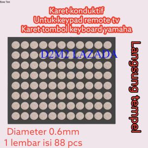 GROSIR KARET KONDUKTIF CONDUCTIVE KEYPAD REMOTE TOMBOL KEYBOARD YAMAHA