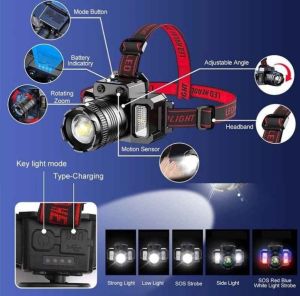 Headlamp super terang / headlamp F-T51 caps