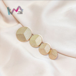 KANDER Alloy Button Kancing Hias Gamis Kemeja LH244