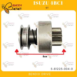 QBEE Bendix Drive Starter Clutch Gear for Isuzu 4BC1 Bendix Drive 5-81223-004-0 9T