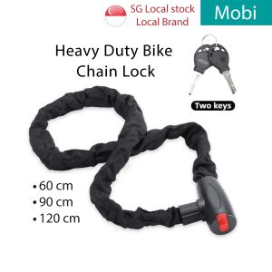 Heavy-Duty Bike Chain Lock | Max Security Anti-Theft | 60/90/120cm Bicycle Lock