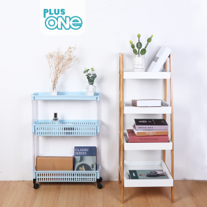Plus One - Rak Dapur / Bumbu Dapur / Kamar Serbaguna - 3 / 4 Tingkat Susun Roda Trolley Troli Serbaguna 1259