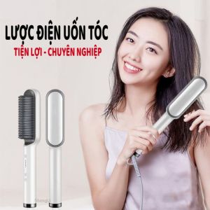 Lược Điện Chải Thẳng Tóc tạo kiểu tóc đơn giản phong cách hàn quốc (có sỉ giá siêu rẻ)