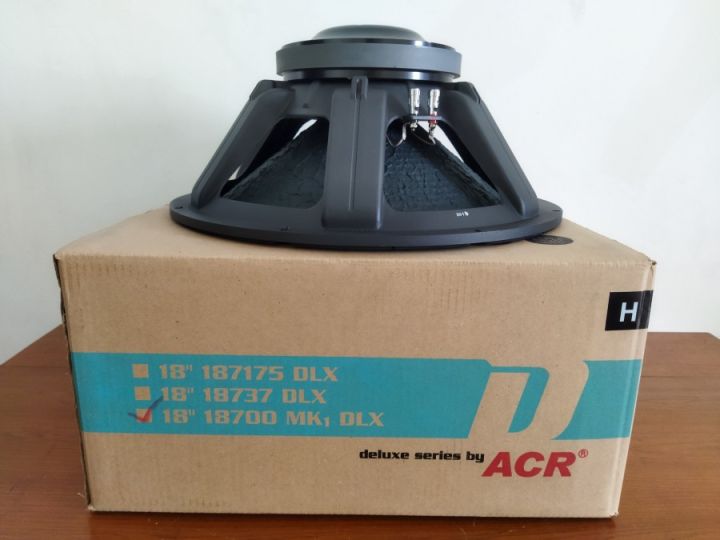 SPEAKER ACR 18 INCH DELUXE 18700 KEKUATAN 600-1200 WATT Lazada