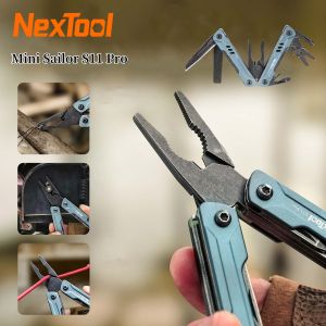 2025 NexTool Mini Sailor Pliers S11 Pro 12-In-1 Multi Tool EDC Pocket Folding Tools Wire Cutters Card Pin Screwdriver Scissors Outdoor Camping Multifunctional Hand Tool Keychain Tools