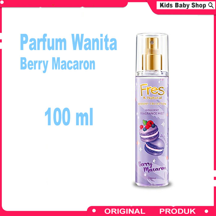 Fres & Natural Cologne Spray Berry Macaron 100ml - Parfum Wanita - Kids Baby Shop
