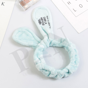 Korean style with rabbit ears face wash hair band knotted hair band womens face wash makeup headband Party Gift 洗脸化妆束发带