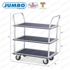 Xe đẩy hàng 3 tầng JUMBO Thailand HB-230D