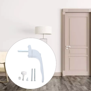UPVC Trắng phổ quát espag tay cầm cửa sổ cho khóa chính cho kính hai lớp