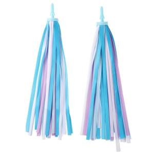1pair Colorful Handlebar Streamers Handlebar Tassels Kids Bike Decoration for Kids Bicycles Accessories