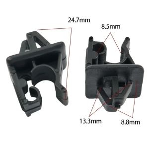 sali Lightweight and Reliable 2Pcs Hood Prop Rod Holder Clips for Honda For Accord For Civic For CRV Easy to Install Z4K2H