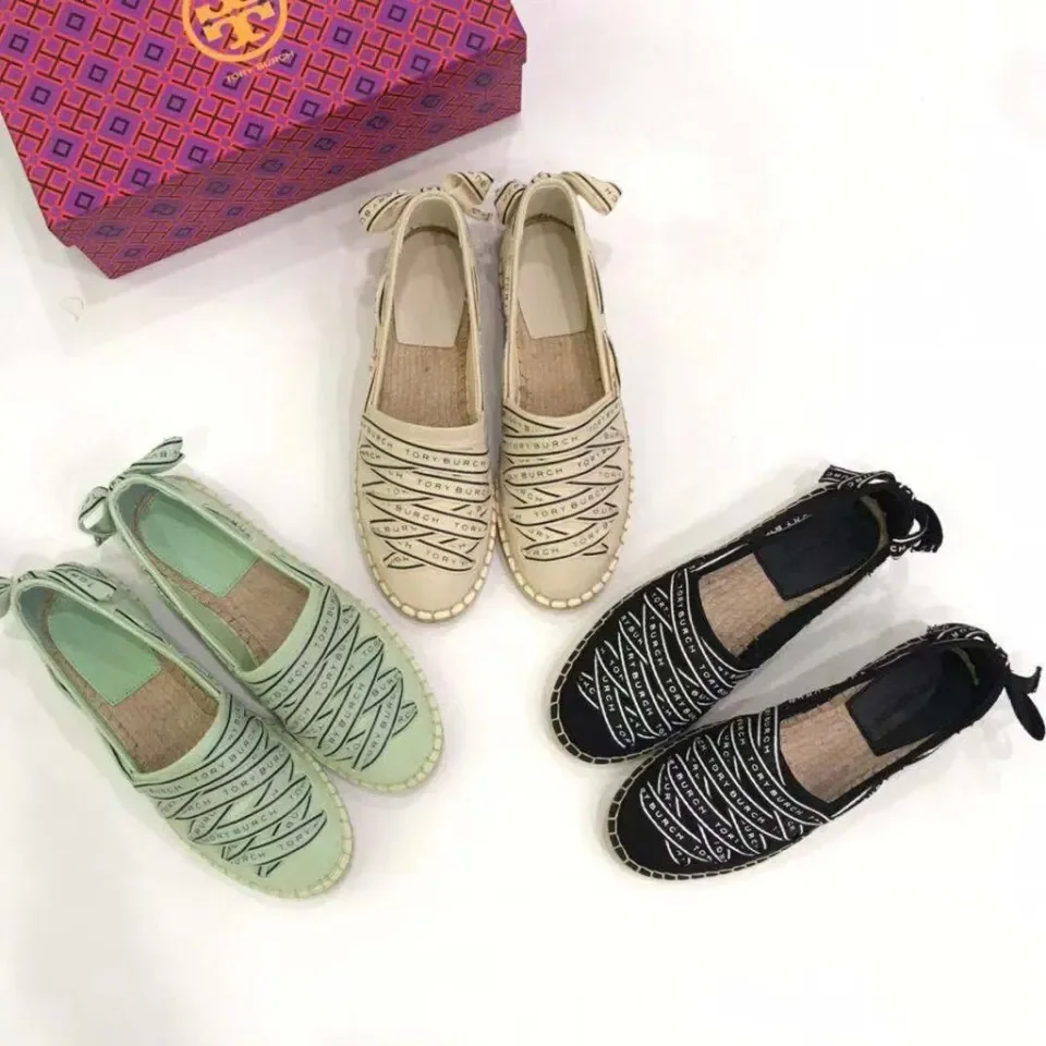 Tory burch discount ribbon shoes