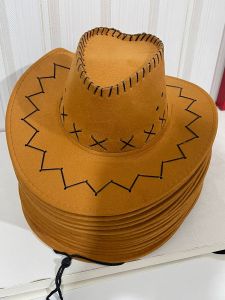 Topi Koboy Modis / Topi Cowboy Amerika Laken Dewasa Fashion Pria Wanita Kekinian
