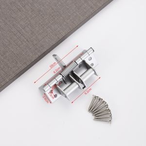Bản Lề Cửa Lò Xo Tự Động Đóng 90 Độ Kèm Đinh Vít Mở Cửa Giữ Yên Góc 90 Độ Thông Minh -LUMBL