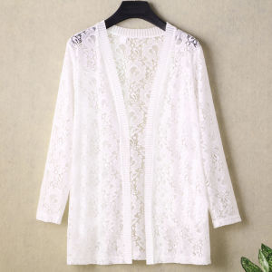 Summer New Long Lace Cardigan Light Jacket Long Sleeve Sun Protection Clothing