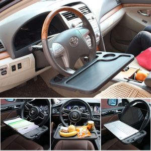 Car Steering Wheel Table Tray Laptop Food Dining Reading Writing Holder Stand