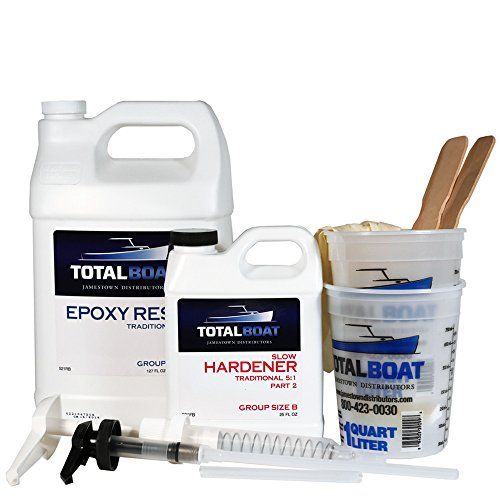 TotalBoat 5:1 Epoxy Resin Kit (Gallon, Slow Hardener), Marine