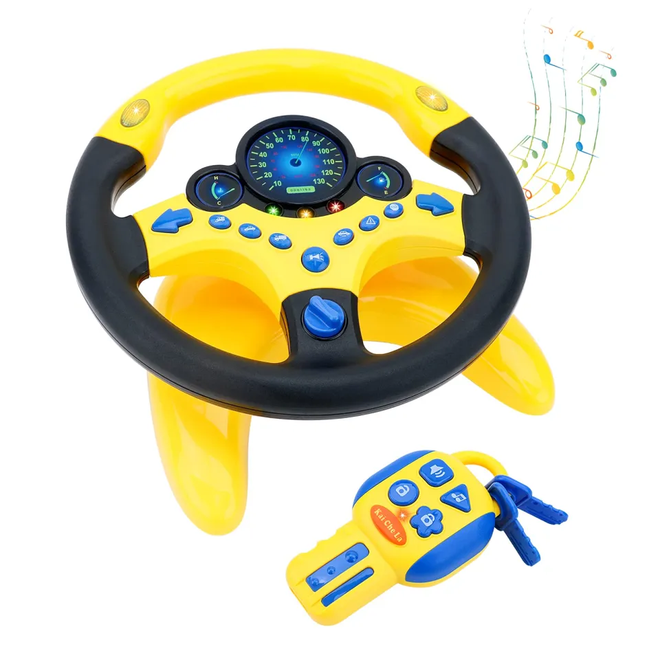 Toy steering wheel for back hot sale of car