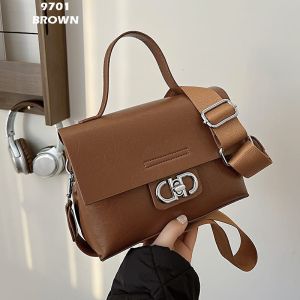 BARUUU!!! (J) Tas Kulit Selempang Import Import Wanita W9701 Import Tas Wanita Import Kulit Tas Selempang Wanita Kulit Import Kekinian Import