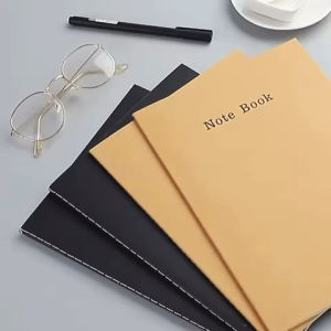 🇸🇬[SG Stock] - A5 Kraft Notebook Vintage Diary Lined Stationery Planner Writing Paper Students School Office Supplies