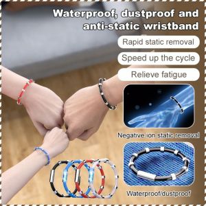 De-static Bracelet Fatigue Relief Promotes Decomposition of Fat Jewelry Refresh Skin-friendly and Soft Material