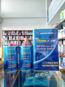แลคเกอร์ Nipponpaint NAX 9600 Extra ระบบ 2:1 ง่านต่อช่าง เงาฉ่ำ ชุด 4 ลิตร