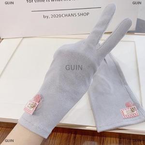🎈🎀【Low price】GUIN Women Sunscreen Gloves Summer Sun Protection Gloves Non-slip Touch Screen Gloves Cycling Driving Mittens Thin Anti-UV Gloves