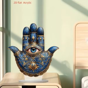 ดวงตาปีศาจ ตั้งโต๊ะ เครื่องประดับ ยืนขึ้น อะคริลิค วันฮาโลวีน คริสต์มาส งานฝีมือ