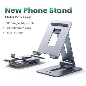 UGREEN Metal Phone Stand Adjustable Desk phone Holder Compatible with 7.2inch phones for iPhone 14 Pro Max,Samsung S26 Ultra S25 Ultra Ultra,HUAWEI Mate ,