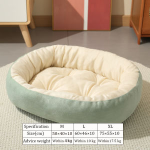 Plush Dog Bed Cat Bed Large Mat Warm Washable Pet Bed Universal Soft Comfortable Cat Bed