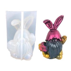 Soap Molds Figurine Mould Dwarf Shape Silicone Crafts Moulds Clay Molds Silicone Material Gift for DIY Hand-Making Lover