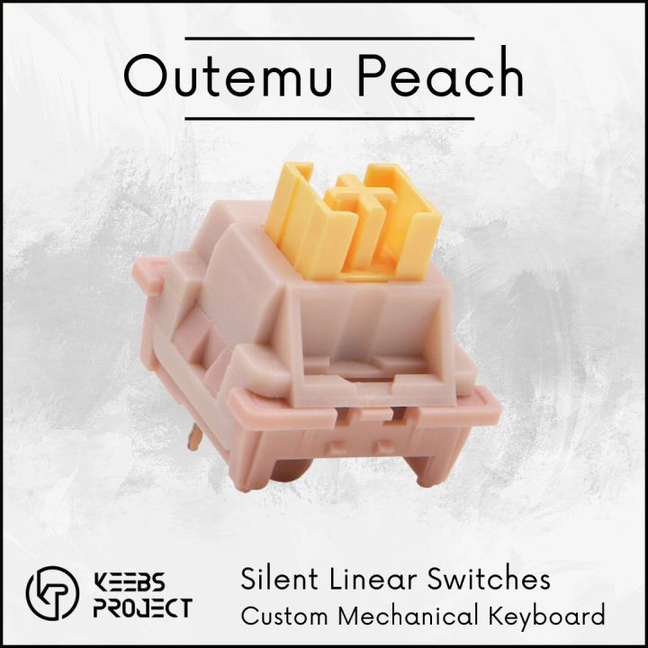 Outemu Peach Silent Linear Switch v2 | Full Silent | Outemu Peach ...