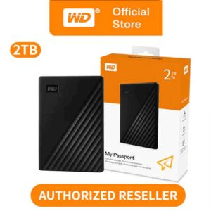 WD ฮาร์ดดิสพกพา My Passport External Hard Disk 1TB/2TB USB3.0 2.5" ฮาร์ดดิสก์ External รับประกัน 3 ปี