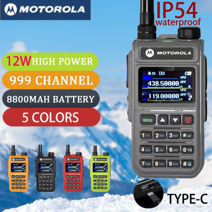 【Free headset】Motorola Walkie talkies long range V86T Frequency 108
