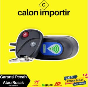 Alarm Pengaman Sepeda Sepedah Gunung Mtb Kayuh Remote Remot Wireless Anti Maling Sensor Gerak Ori