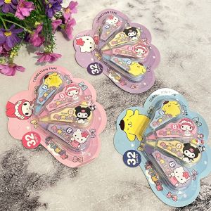 Tipex SANRIO 1 Set isi 4 PCS total 32 M / Paket Correction Tape Sanrio isi 4 PCS Panjang 8 Meter Komplit Imut Lucu Alat Tulis Sekolah Best Quality bisa Grosir dan COD