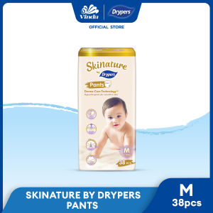 Skinature Pants by Drypers Baby Diapers M38/ L32/ XL26/ XXL22 (1 Pack) - Soft Breathable Baby Diaper (Pants)