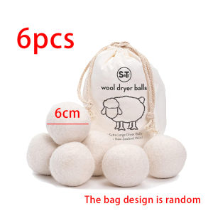 Wool Ball 6Pcs Drying Ball Anti-Static For Laundry Clothes Washing Machine