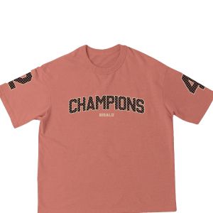Bisalo Baju Kaos Pria Wanita lengan pendek motif " CAMPIONS " Digital Printal Kaos Distro Combed Atasan - pakaian wanita - pakaian pria - baju wanita - baju pria - atasan wanita pria - kaos oversize - kaos hitam putih - BSL - 201
