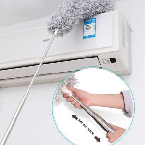 Chổi Quét Trần Quét Bụi Thông Minh Kéo Dài 2m8 Gấp Gọn Vệ Sinh Tiện Lợi