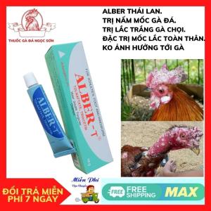 Bôi mốc lác Alber [tuýt 10g] Bôi Mốc Lác Trắng Cho Gà Đá. Mốc Bôi Cho Gà Chọi Thái Lan.