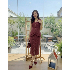 Setelan Aleeya/ Setelan Rok / Terbaru / Bisa COD