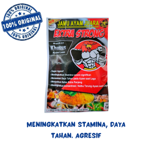 EXTRA STRONG (ALADIN) SASET - menjadikan ayam laga agresif