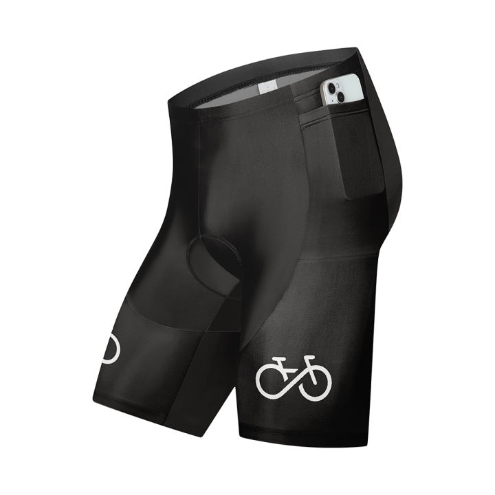 2025 Cycling Shorts 9D Gel Padded Bike Shorts with Pockets Bicycle Riding  Mountain Black Cycling MTB Shorts